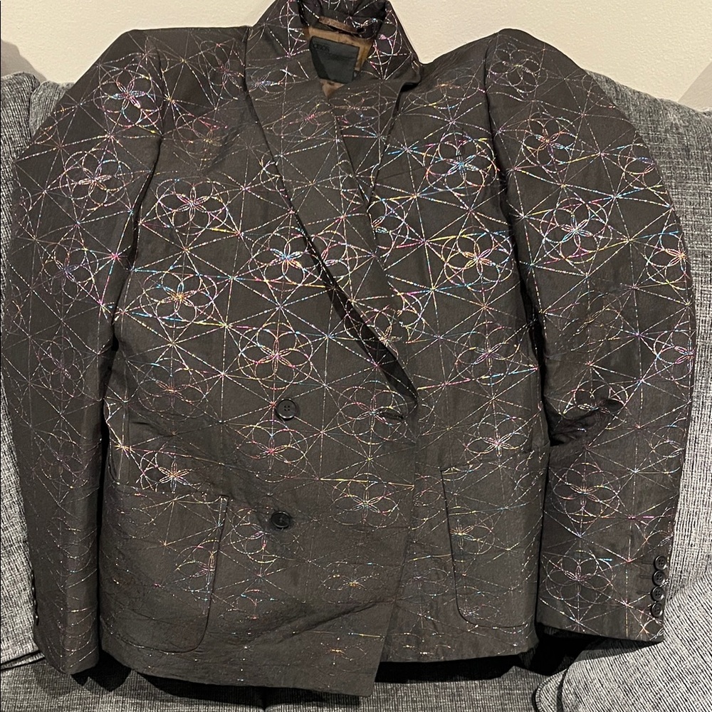 ASOS Black Blazer with Multicolor Accents